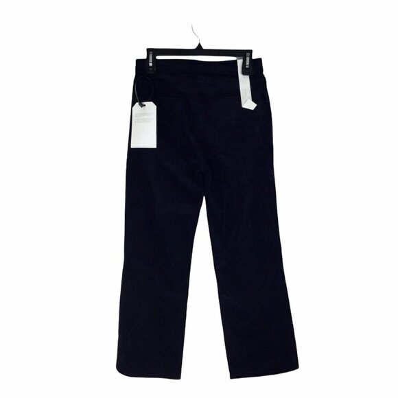 Current Elliott The Vanessa Velvet crop Straight Dark Navy Jeans Women Sz 27 NWT - Picture 11 of 11